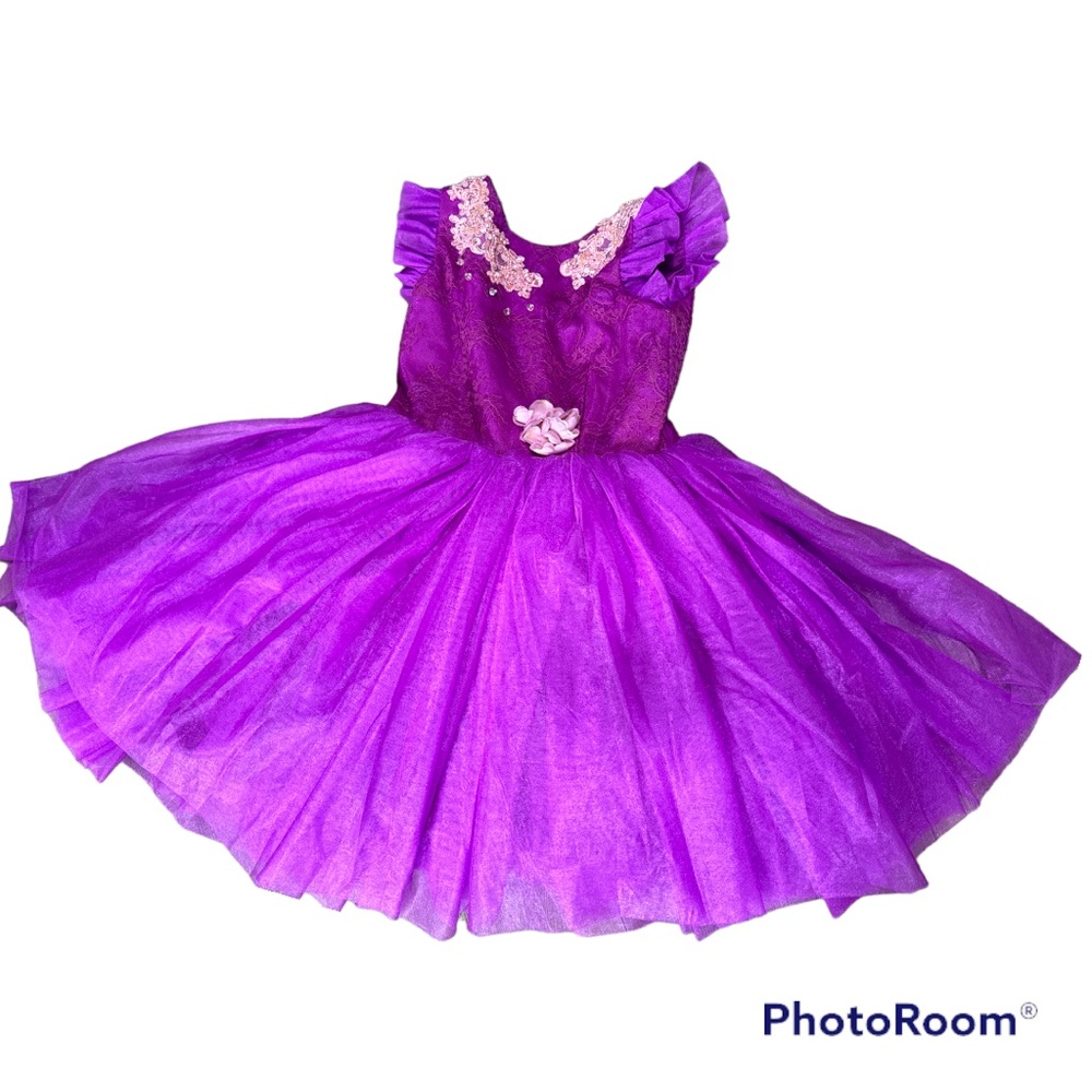 Purple Doll cake dress
